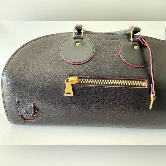 Proenza Schouler Kiri Black Leather Doctor’s Bag Top Handle Goat Hair Satchel - Picture 6 of 15